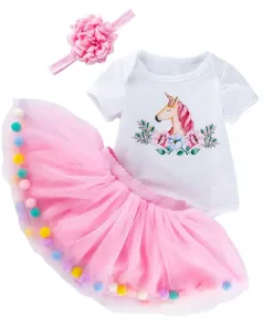 Tenue Bébé Reborn Tutu Licorne