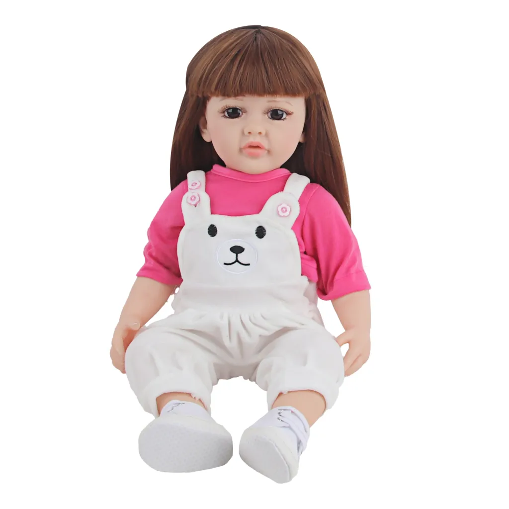 Tenue Bébé Reborn Ours Blanc