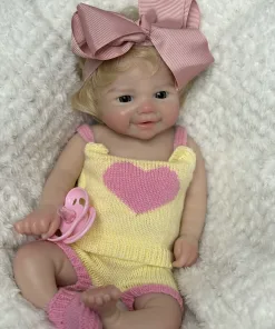 Poupée Reborn Fille 33 cm - Églantine